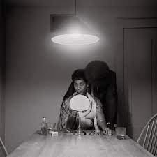The kitchen, one of the primary spaces of domesticity and the traditional domain of women, frames her story, revealing to us her relationships―with lovers, children, friends―and her own. Carrie Mae Weems Kitchen Table Series The Eye Of Photography Magazine
