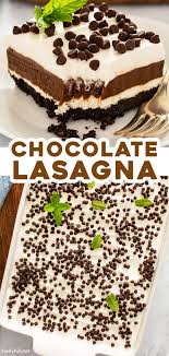 Kristi's chocolate lasagna kristi's chocolate lasagna. Chocolate Lasagna Recipe Belly Full