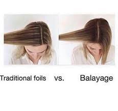 Traditional Foil Highlights Vs Balayage Hair Styles Hair Color Techniques Balayage