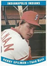 Number 5 Type Collection: 1979 Indianapolis Indians Baseball #5, Harry  Spilman