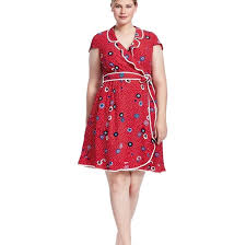 Modcloth Red Floral Daytime Dapper Dress Xl Nwot