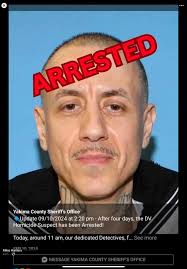 There have been spammers posting that we are searching for Gianni Alaimo.  As you all know, we arrested him in September 2024 and he is the Yakima  County Jail. The spammers are