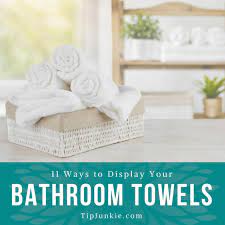 Bathroom stylish croscill towels and bedding collection source tenchicha.com. 11 Beautiful Ways To Display Bathroom Towels Tip Junkie