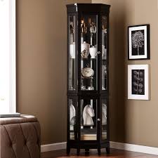 Diy upcycled curio cabinet makeover with annie sloan chalk paint. Southern Enterprises Essex Curio Black Walmart Com Walmart Com