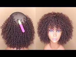 Diy Curly Crochet Wig Using Expression Multi Crochet Youtube Crochet Wig Curly Crochet Hair Styles Diy Hair Wig