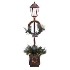 Hope you enjoy this video on how to make this cute christmas decor! Puleo International 4 Ft Pre Lit Christmas Lamp Post With 35 Multi Ul Listed Lights 184 Lp7010 40c0351 The Home Depot