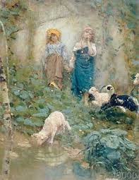 Ho tratto la maggior parte delle. Francesco Paolo Michetti Pastorelle Fine Art Copy Art Art Prints Fine Art