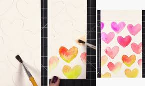 The company began as our sole designer, bonnie krebs, created and sold educational stamps at craft fairs around the northwest. Easy Diy Valentine S Day Cards Using Watercolors Office Supplies