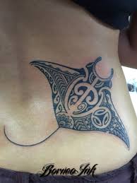 The manta ray maori symbol has a meaning for the person wearing it on his skin : Manta Ray Maori Tattoos Novocom Top
