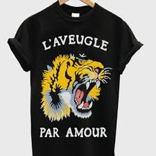 L Aveugle Par Amour T Shirt Shirts Cotton Shirt Printed Cotton