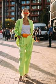 Fantastic 50 How To Look Stylish With Colorful Outfits Ideas The Colors Have A Very Big Influence High Fashion Street Style Neon Fashion Colourful Outfits