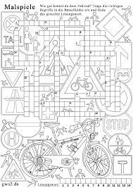 Kostenlose arbeitsblätter und übungen rund um ostern für den unterricht an der grundschule zum herunterladen und ausdrucken als pdf. Lernhilfe Fur Die Fahrradprufung Malspiele Verkehrserziehung
