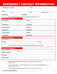The negotiation helps you feel comfortable with the stipulated agreement policies. Employee Contact Information Form Best Of Emergency Contact Form In Word And Pdf Formats Emergency Contact Form Emergency Contact Emergency Contact List