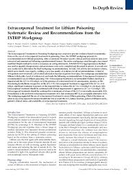 If the serum lithium levels are. Https Citeseerx Ist Psu Edu Viewdoc Download Doi 10 1 1 885 3584 Rep Rep1 Type Pdf