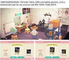 Periodic Table Of Elements Animal Crossing Game Animal Crossing Animal Crossing Qr