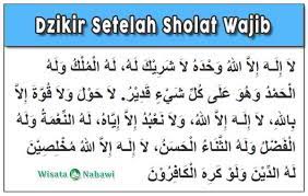 Bacaan Dzikir Dan Doa Setelah Sholat Wajib Sesuai Sunnah