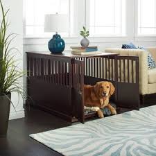I like to be able to hear the dogs if one of. Wood Dog Crate Furniture You Ll Love In 2021 Visualhunt