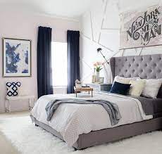Chose plain or patterned fabrics in a. Navy Blue Bedroom Curtain Ideas 15 Ways To Decorate With Curtains Master Bedrooms Decor Bedroom Design Bedroom Interior