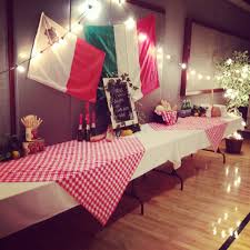 All you need is some creativity and a place for the guests to gather. 10 Plus Inspiring Italian Dinnerware Sets Italian Themed Parties Italian Party Decorations Italian Dinner Party