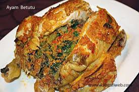 Kumpulan Resep Asli Indonesia Ayam Betutu
