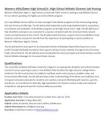 athletic director opening at @iamcps