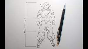Proportions/Scale - How To Draw Dragonball Characters - Youtube