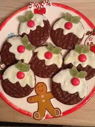 Christmas Pudding Biscuits Christmas Pudding Christmas Snacks Christmas Party Food