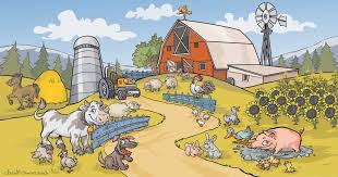 Farm Background By Bobbart On Deviantart Background Drawing People Farm