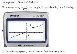 Solved 16 the graph of which following equations h chegg com asymptotes 21 absolute minimum value f x x3 3x2 ye x1 has a hori see how to solve it at qanda no vertical 37 fq horizontal asymptote gi page 2 graphs rational functions khan academy math scene lesson 3 and. How To Find Asymptotes On A Graphing Calculator Quora