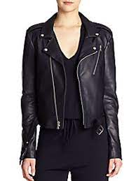 Theory Sahral Leather Moto Jacket Saks Fifth Avenue Mobile Leather Moto Jacket Jackets Leather Motorcycle Jacket