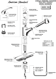 moen single handle kitchen faucet parts