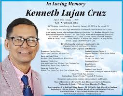 Kenneth Cruz Obituary (1966