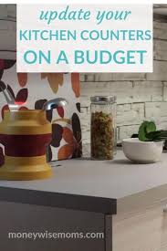 ways to update countertops on a budget