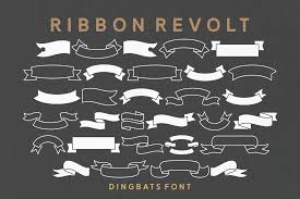 Download Ribbon Revolt Font By Keithzo 7ntypes Creative Fabrica Lagu SVG Cut Files