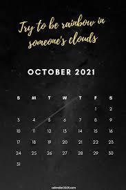 October 2021 Inspiring Calendar With Inspirational Quotes And Motivational Sayings In 2020 Monthly Quotes Monthly Calendar Monthly Calendar Printable