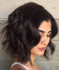 Textured layers, tousled styling, and a shiny color make thick hair silky, supple, and lightweight. Gorgeous Short Thick Wavy Hairstyles 2018 For Women To Look Young Styles Beat Thick Hair Styles Medium Short Hair Short Hair Styles