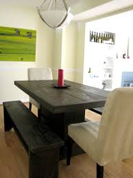 For Kitchen Dining 5 Foot Farmstyle Dining Room Table And Bench Set By Modernrust 639 00 With Images Table And Bench Set Dining Room Dining Room Table