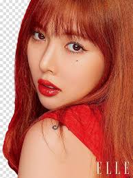 HyunA Elle Korea Magazine , Elle magazine poster transparent background PNG  clipart