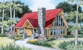 Crestview Front Elevation Natural Element Homes With Images Cottage Plan Timber Frame Home Plans Farm Style House