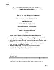 Soalan kuiz pengetahuan am dan jawapan viral blog v. Modul Soalan Berfokus Kertas 2 2018 Pp Sulit Majlis Pengetua Pengetua Sekolah Menengah Cawangan Pulau Pinang Modul Soalan Berfokus Spm 2018 Course Hero