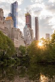 Central Park At Sunset The Pond At Central Park Nyc In The Spring New York City Photography In 2020 Central Park Nyc Spring In New York City Photography