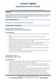 Is for an ed nurse to have and utilize these skills. Operating Room Nurse Resume Samples Qwikresume
