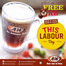 The main holy days of each major religion are public holidays, taking place on either the western calendar or religious ones. A W Free Root Beer Rb On Labour Day 1 May 2016
