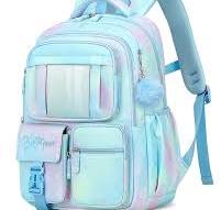 Tanou Zaino Bambina Elementari Zaino per Ragazze, Traspirante Cartella  Scuola Elementare Bambina di 7-12 anni, Impermeabile Nylon Grande Zaini  Bambini ...