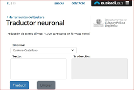 Nuevo Traductor On Line Euskera Castellano Por Fin Calidad Ibasque Com