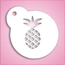 Fruits, vegetables & herbs wall stencils. Pineapple Stencil Cheap Cookie Cutters