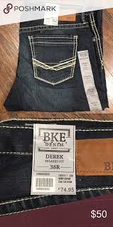 Bke Jeans Size Chart Mens Pin On My Posh Picks