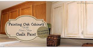 Consider painting a block of cabinets, such as the base cabinets, in a contrasting accent color to add interest and variety to a kitchen that feels overwhelmed by wood surfaces. Painting Over Oak Cabinets Without Sanding Or Priming Hometalk