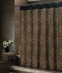 But this time bathroom accessories from donna karan is so beautiful, consisting of curtains, soap dish, waste basket, and bath towel. Bay Linens Safari Leopard Shower Curtain Dillard S Mobile Leopard Print Bathroom Curtains Leopard Print Decor