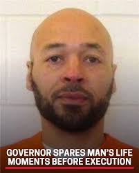 The Oklahoma governor spared the life of a death row inmate just before he  was set to receive a lethal injection
